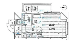 プレール・ドゥーク森下II【4階】の間取り