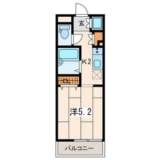 グランデ川崎【3階】の間取り