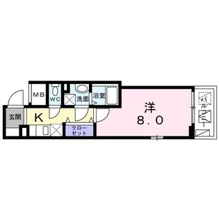 ジェイド【4階】の間取り