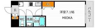 M-City天王寺【8階】の間取り