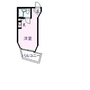 イチエイパークサイドハイツ【4階】の間取り