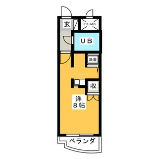 ワコーレ所沢【2階】の間取り