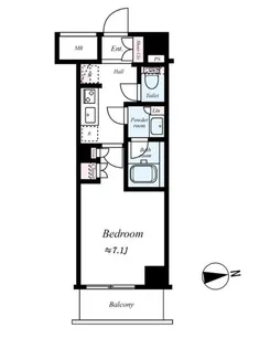 リコットハウス中野新橋【3階】の間取り