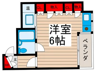 山口ビル【8階】の間取り