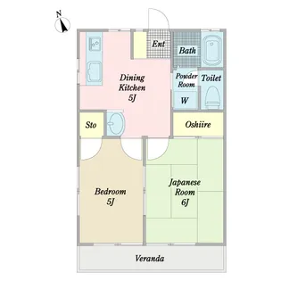 柏葉ハウス【2階】の間取り