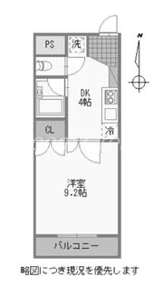 K’Sガーデン住吉【2階】の間取り