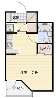 メッセ幸【4階】の間取り