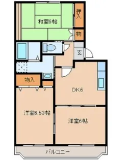 ソレイユパルク2番館【2階】の間取り