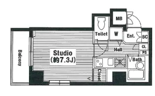 グランド・ガーラ横浜関内【2階】の間取り