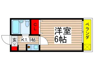 ドミ-ル市川の間取り