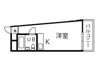 フォンテーヌ新丸子【2階】の間取り