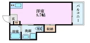 尾長東アパートA棟【1階】の間取り