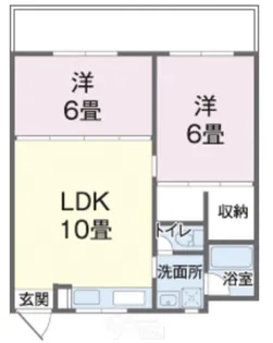 K HOUSE大中【5階】の間取り