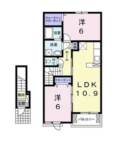 ハピネスハウス N・T【2階】の間取り