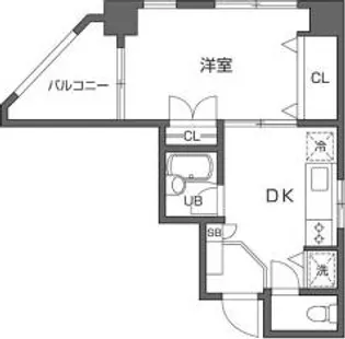 日暮里サンライズマンション【7階】の間取り