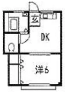 第1ガーネットハウス【2階】の間取り