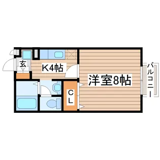 サンフラワー・M【1階】の間取り