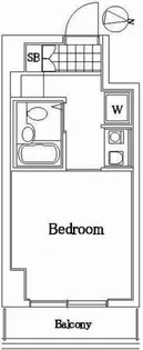 サンマンションアトレ大山【2階】の間取り