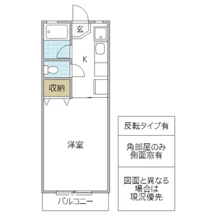 トゥーレサイプレス【2階】の間取り
