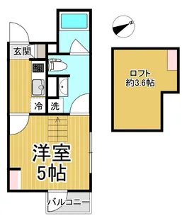 loulou今津【3階】の間取り