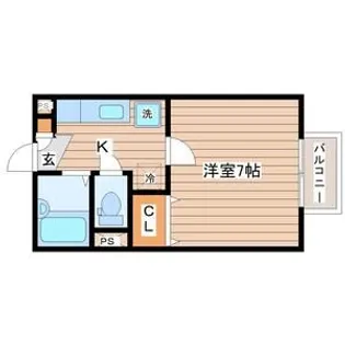 パセオプラシード長町【1階】の間取り