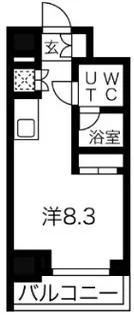 スパシエアコルデ横浜【5階】の間取り