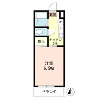 スクエア川口【1階】の間取り