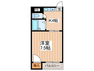 サンフラワ-佐太【3階】の間取り