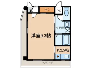 ル・ポ-ル八事【2階】の間取り