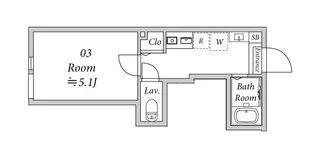 アイコート富士見ヶ丘【1階】の間取り