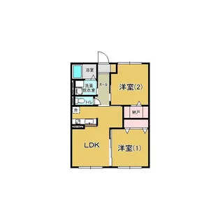 フリーフィールド【2階】の間取り