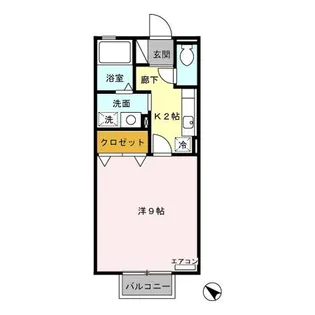 ションセイA【2階】の間取り