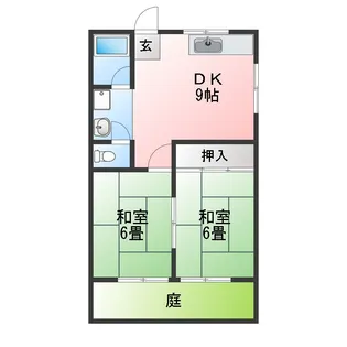 メゾンプラネット【1階】の間取り