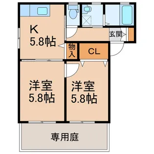 メゾンファミーユ【1階】の間取り