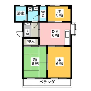 メゾン栄【3階】の間取り