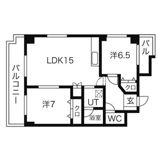 レジデンスソネット【4階】の間取り