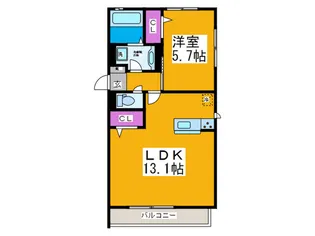 インペリアル ガ-デンA棟【2階】の間取り
