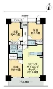 アルファスマート倉敷平田【9階】の間取り