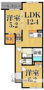 アリスティオ【2階】の間取り