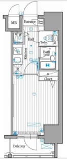 ガーラ・グランディ川崎【13階】の間取り