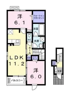 ディリジェント セブン【2階】の間取り