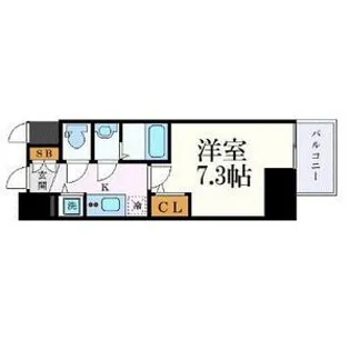 エスリード上前津セレーノ【6階】の間取り