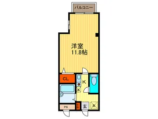 プリモベント長岡天神【2階】の間取り