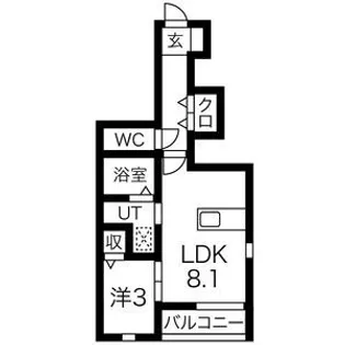 青葉.com【1階】の間取り