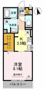 Be・Allayed【2階】の間取り