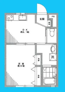 メゾン大竹【1階】の間取り