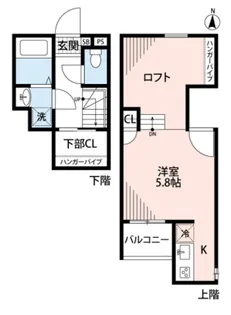 CB鳥栖エデン【2階】の間取り