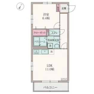 ミクアルト【4階】の間取り