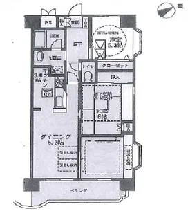 ルネス・アンティーム【2階】の間取り