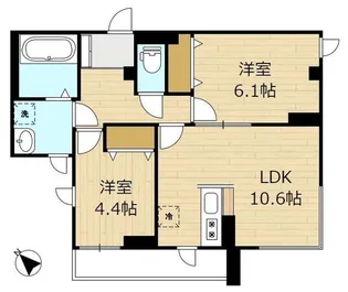 メゾン・ド・フローレンス【2階】の間取り
